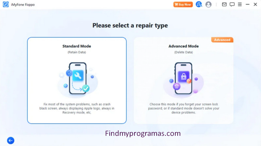 iMyFone Fixppo Rachadura